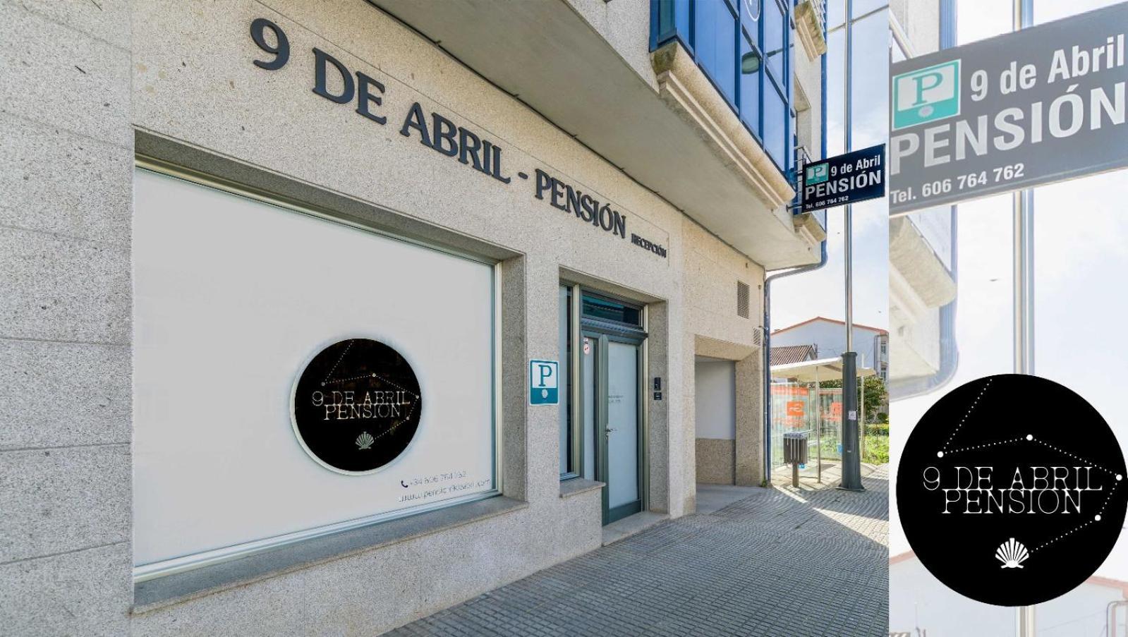 Pension 9 De Abril O Pedrouzo Bagian luar foto